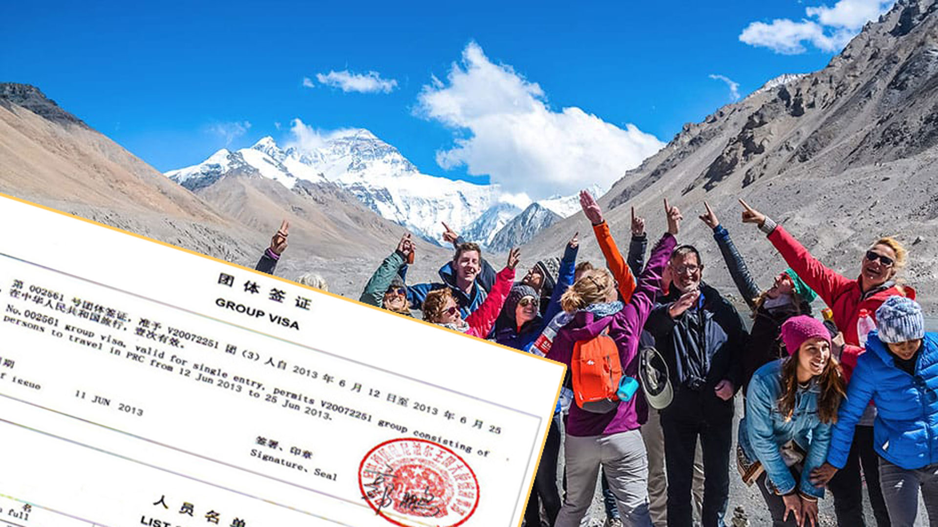 Tibet Group Visa from Nepal